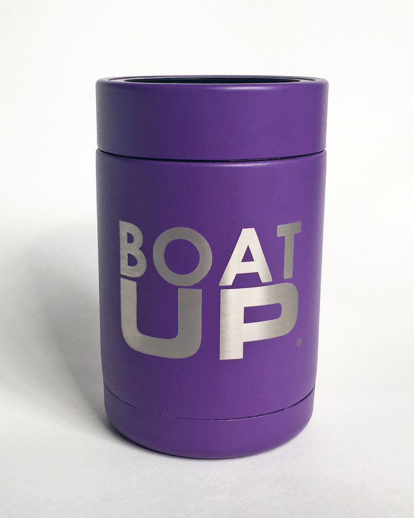 Koozie - Purple with Hot Pink Logo — Six Rivers Brewery